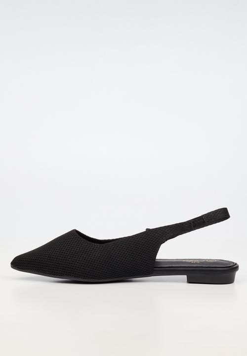 Miss Black - Xylie 1 tape slingback pump - black