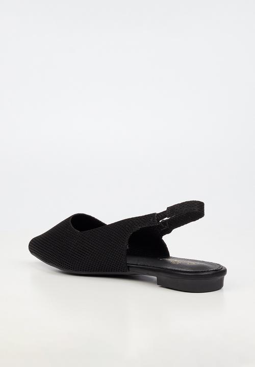 Miss Black - Xylie 1 tape slingback pump - black