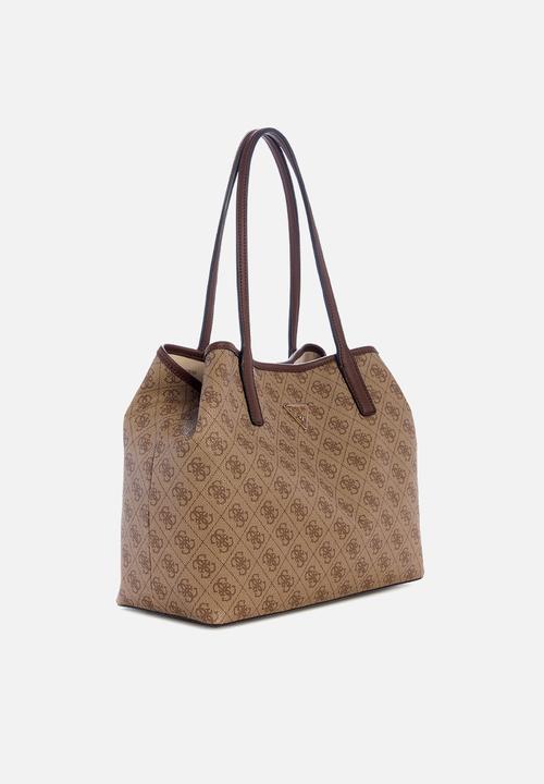 GUESS - Ahb Victtoria 2 In 1 Tote - Latte Logo