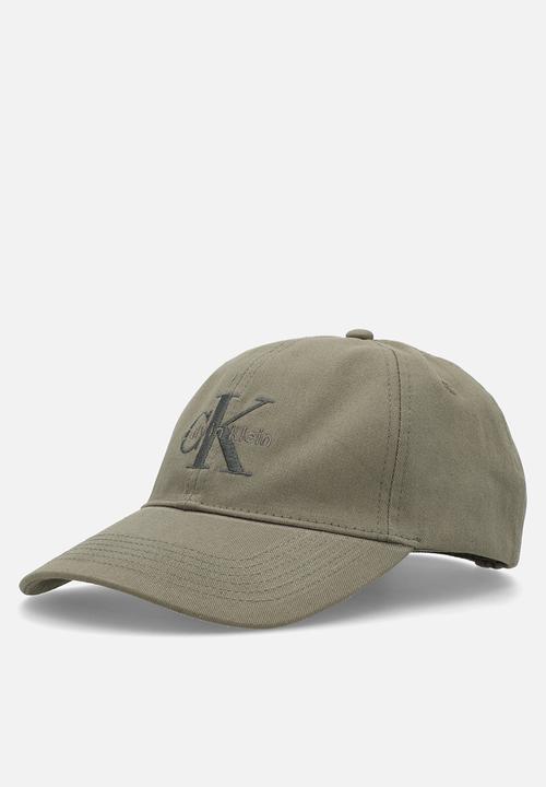 Calvin Klein - Monologo Embroidery Baseball Cap - Dusty Olive