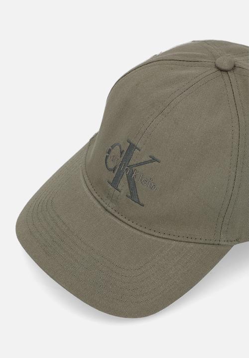 Calvin Klein - Monologo Embroidery Baseball Cap - Dusty Olive