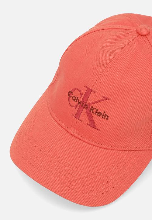 Calvin Klein - Monologo Embroidery Baseball Cap - Apricot