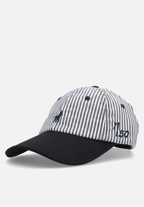 POLO - 6 Panel Stripe Peak  - Navy