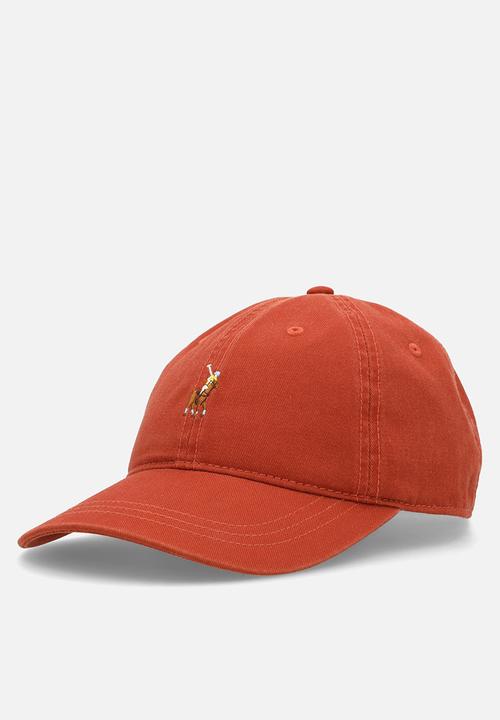 POLO - 6 Panel Unstructured Peak  - Red