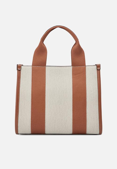 GUESS - Jackie Mini Small Tote - Natural