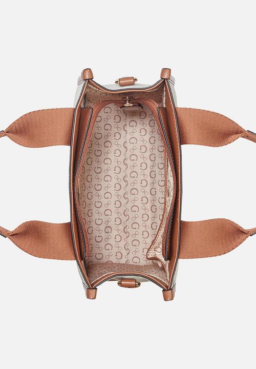 GUESS - Jackie Mini Small Tote - Natural
