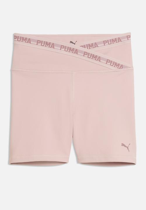 PUMA - W Puma Strong Cross Front Short Tight - Hw 5" - Misty Pink