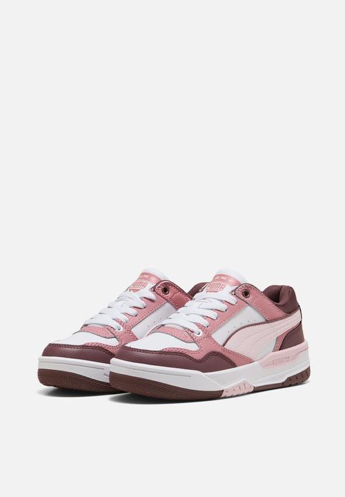 PUMA - Rebound Retro Jr - Dusky Rosewood-Powder Pink-Rich Cocoa