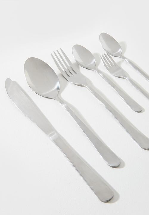 Excellent Houseware - Silver Mirror Polish Cutlery Set 72pcs - silver