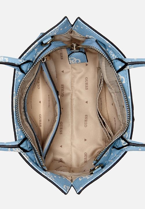 GUESS - Emelie Logo Mini Tote - Light Blue Logo