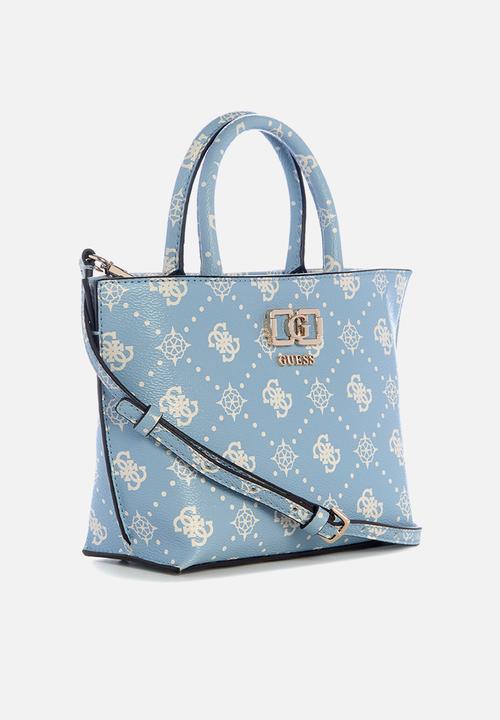 GUESS - Emelie Logo Mini Tote - Light Blue Logo