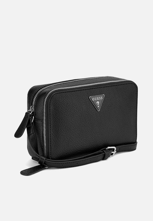 GUESS - Lisa Mini Double Zip Crossbody - Black