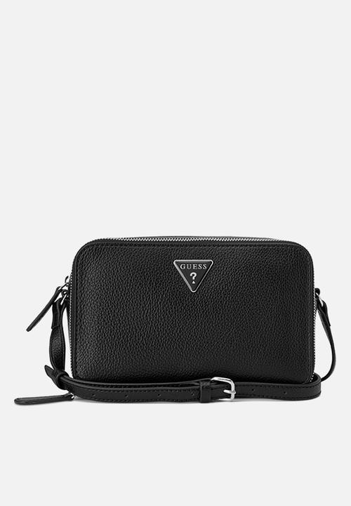 GUESS - Lisa Mini Double Zip Crossbody - Black