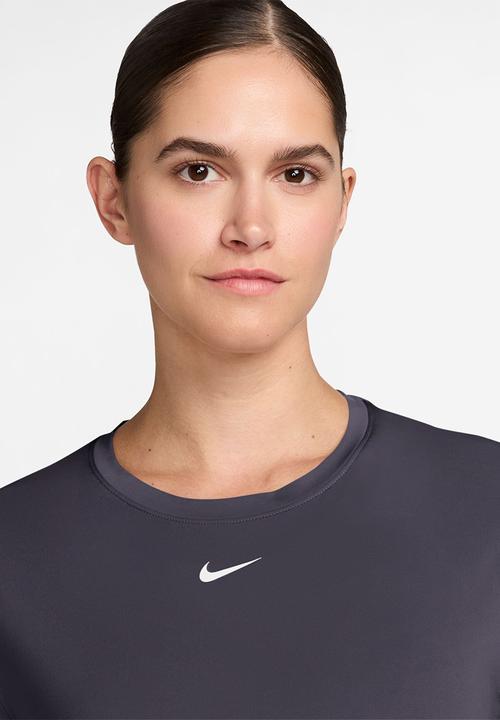 Nike - W Nk One Classic Dri-Fit Short-Sleeve Top - Gridiron/White