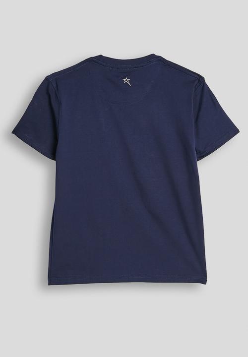 SOVIET - Boys S/Slv Crew Neck Box Tee - Navy
