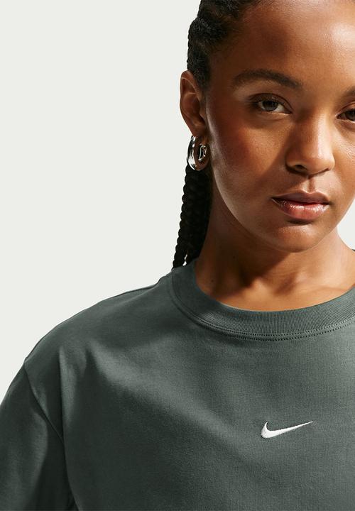 Nike - W Nsw Classic Short Sleeve Tee - Camo Green