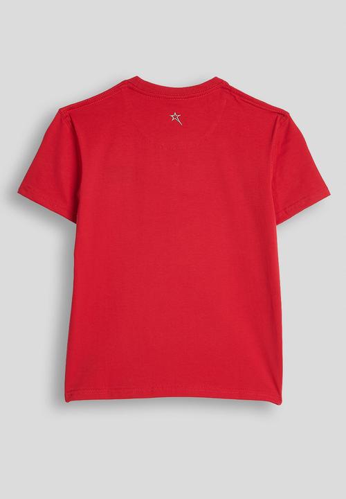 SOVIET - Boys S/Slv Crew Neck Box Tee - Red