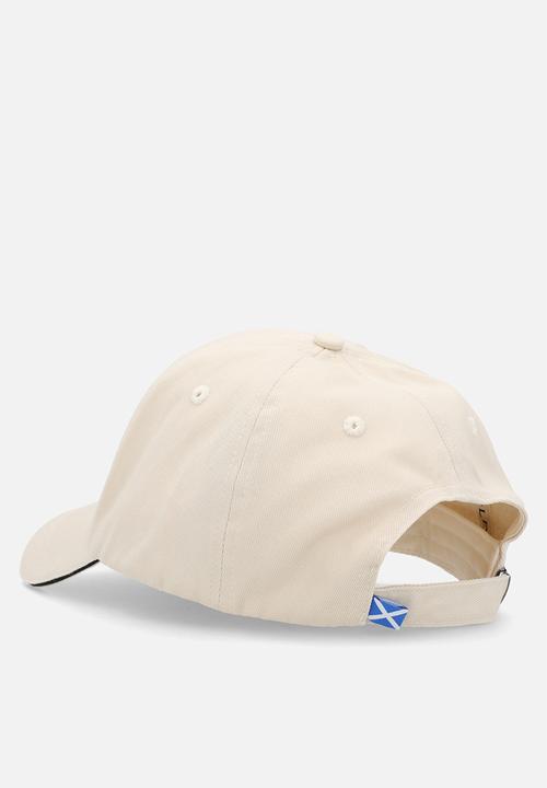 Pringle of Scotland - Pringle Tommy Sandwich Detail Cotton Peak Cap - Stone