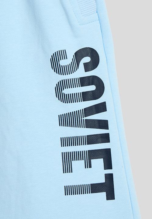 SOVIET - Boys Track Short - Baby Blue