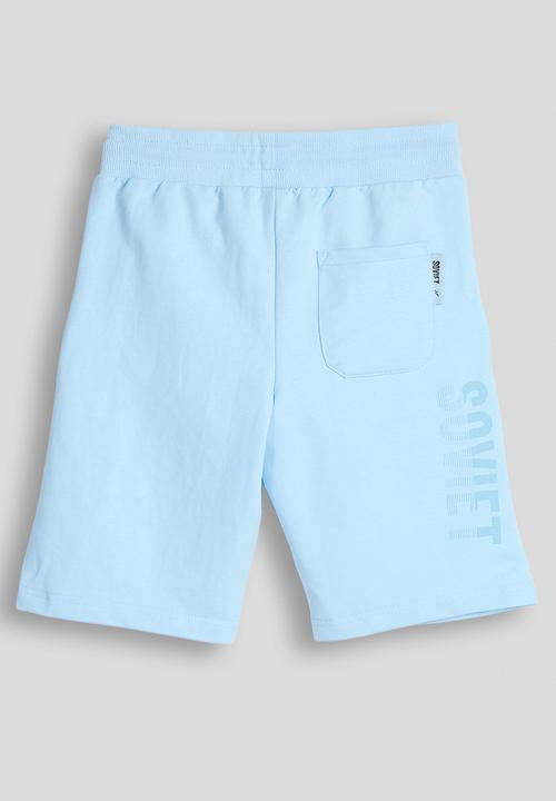 SOVIET - Boys Track Short - Baby Blue