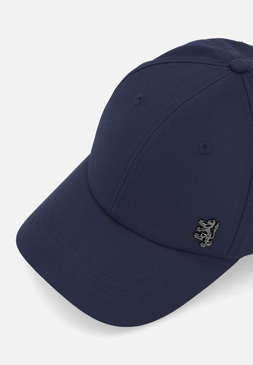 Pringle of Scotland - Pringle Ethan Lion Ingot Peak Cap - Navy
