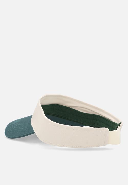 POLO - Cotton Elasticated Visor  - Green Abyss