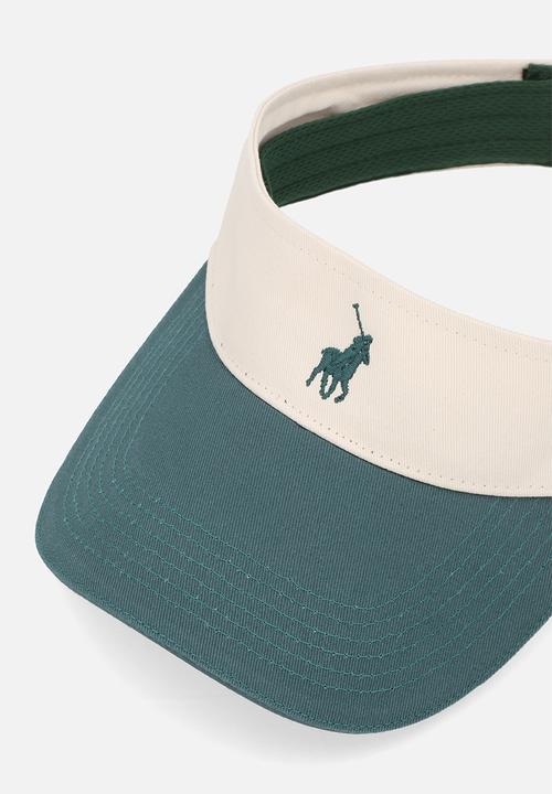POLO - Cotton Elasticated Visor  - Green Abyss
