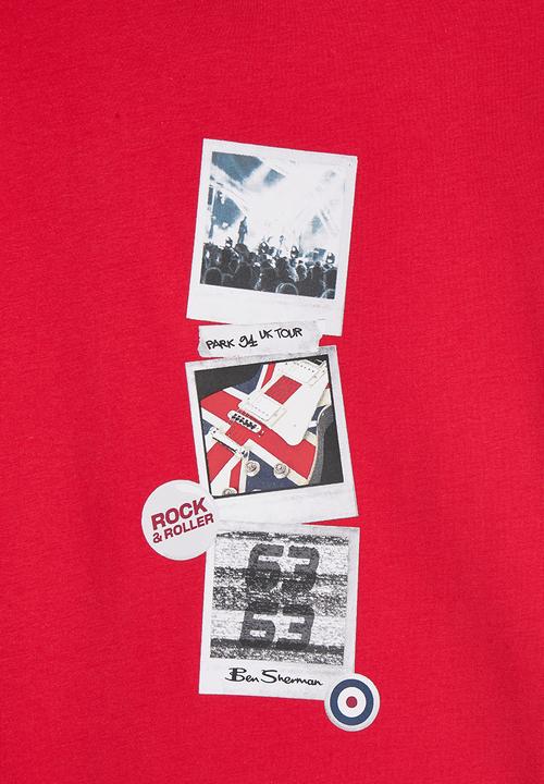 Ben Sherman - Brit Pop Tee Shirt - Red