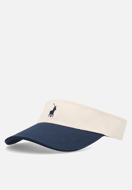 POLO - Cotton Elasticated Visor  - Navy