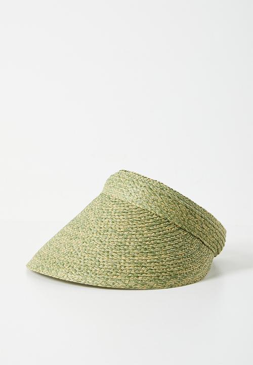 Tessa Design - Promise Woven Wide Peak Visor - Green