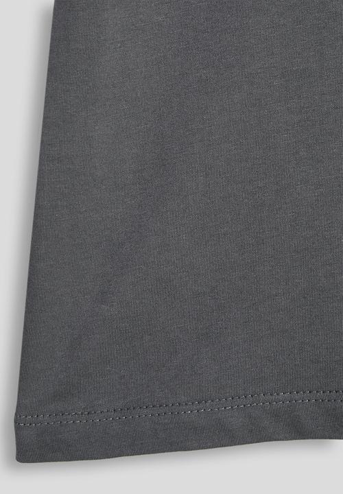POLO - Boys Cory Printed Ss Tee - Gunmetal