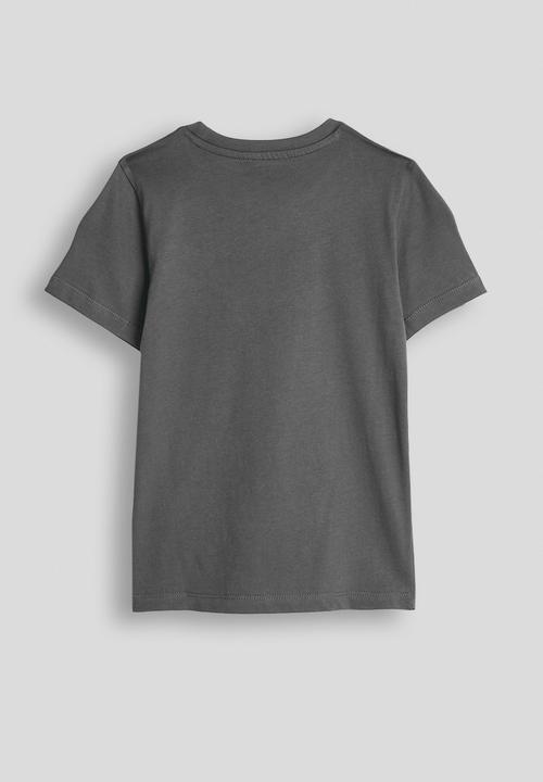 POLO - Boys Cory Printed Ss Tee - Gunmetal