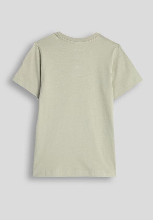 POLO - Boys Mpho Patched Pocket Ss Tee - Fog
