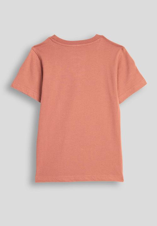 POLO - Boys Mpho Patched Pocket Ss Tee - Rosewood