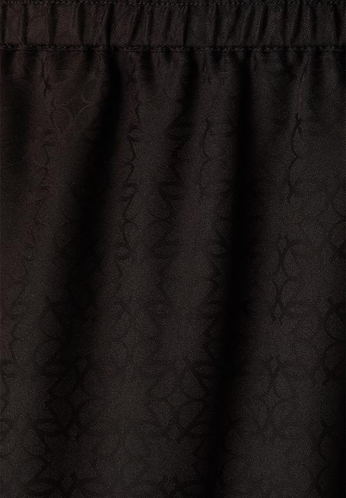 H&M - ELIE SAAB H&M: Silk-blend jacquard-weave pyjama bottoms - black - 1343825001