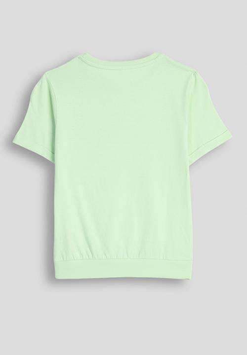 POLO - Girls Isabella Printed Blouson Ss Tee - Soft Aloe