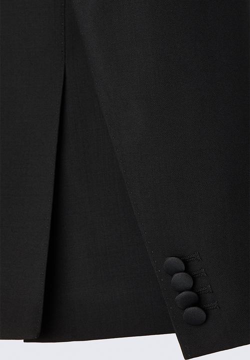 H&M - ELIE SAAB H&M: Double-breasted wool blazer - black - 1374706001