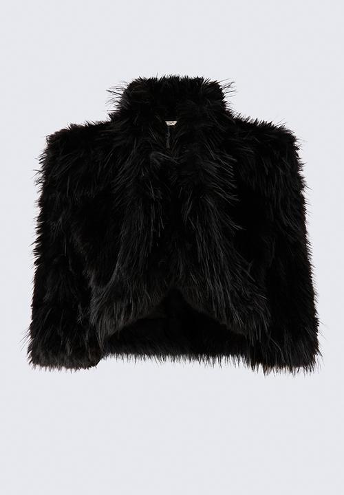H&M - ELIE SAAB H&M: Fluffy jacket - black