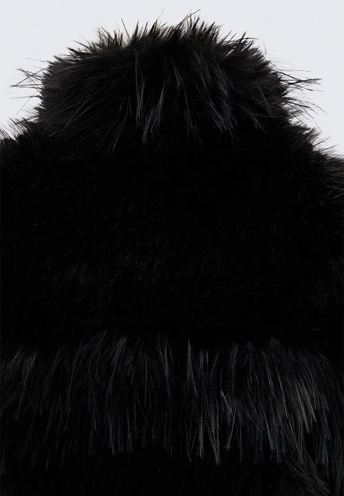 H&M - ELIE SAAB H&M: Fluffy jacket - black