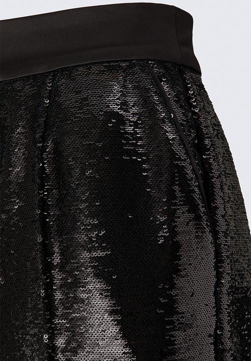 H&M - ELIE SAAB H&M: Sequined trousers - black