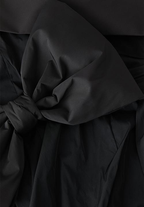 H&M - ELIE SAAB H&M: Bow-detail train dress - black - 1343804001