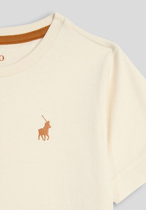 POLO - Girls Cara Raglan Ss Tee - Light Stone