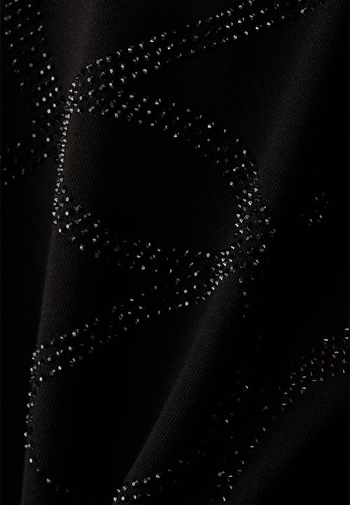 H&M - ELIE SAAB H&M: Embellished t-shirt - black