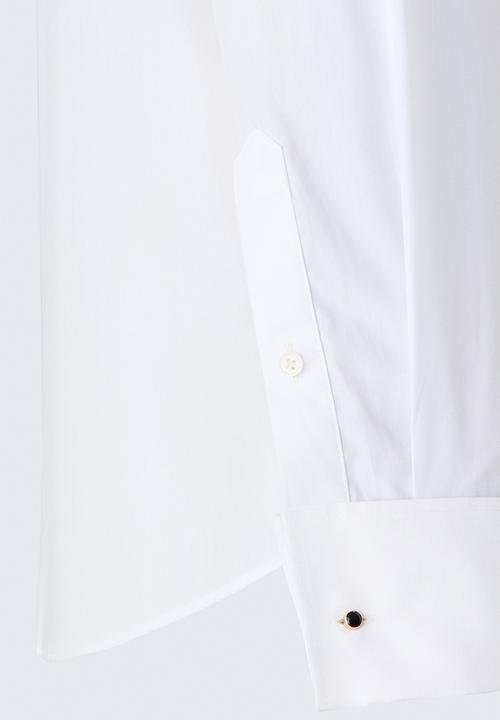 H&M - ELIE SAAB H&M: Cotton tuxedo shirt - white