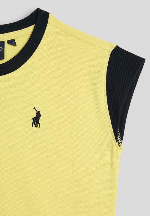 POLO - Girls Ziyanda Ss Dress - Yellow