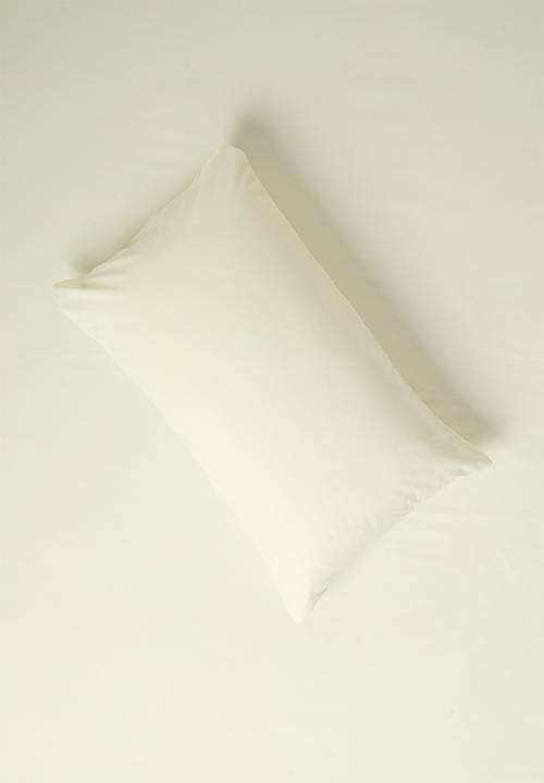 Sixth Floor - Recycled microfibre standard pillowcase set - Milk