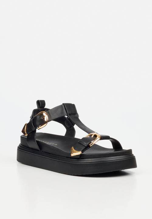 Rock & Co - Absolut 16 t-bar chunky sandal - black