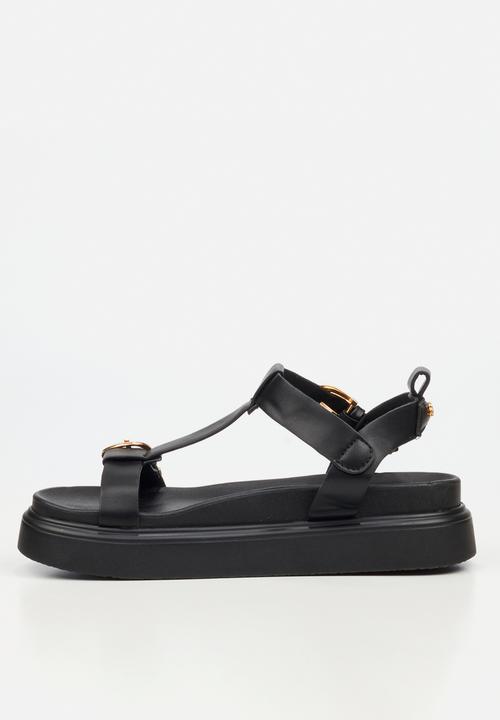 Rock & Co - Absolut 16 t-bar chunky sandal - black