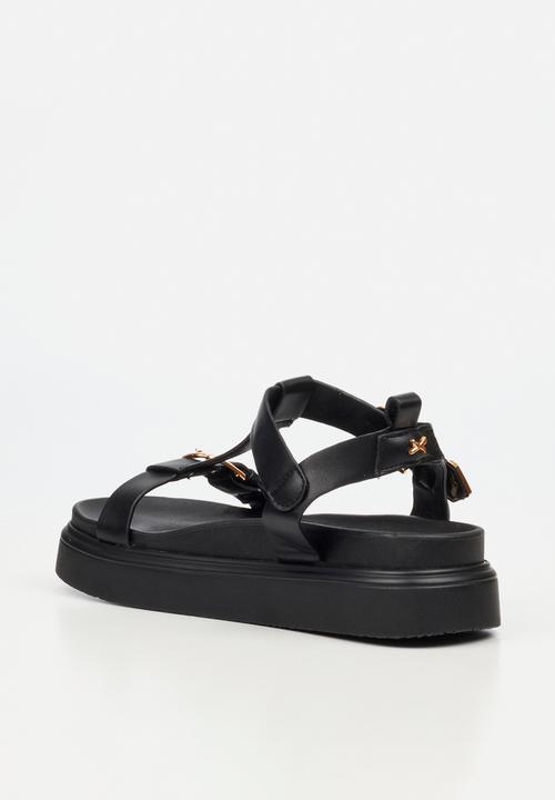 Rock & Co - Absolut 16 t-bar chunky sandal - black