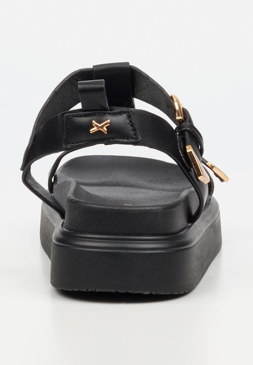 Rock & Co - Absolut 16 t-bar chunky sandal - black